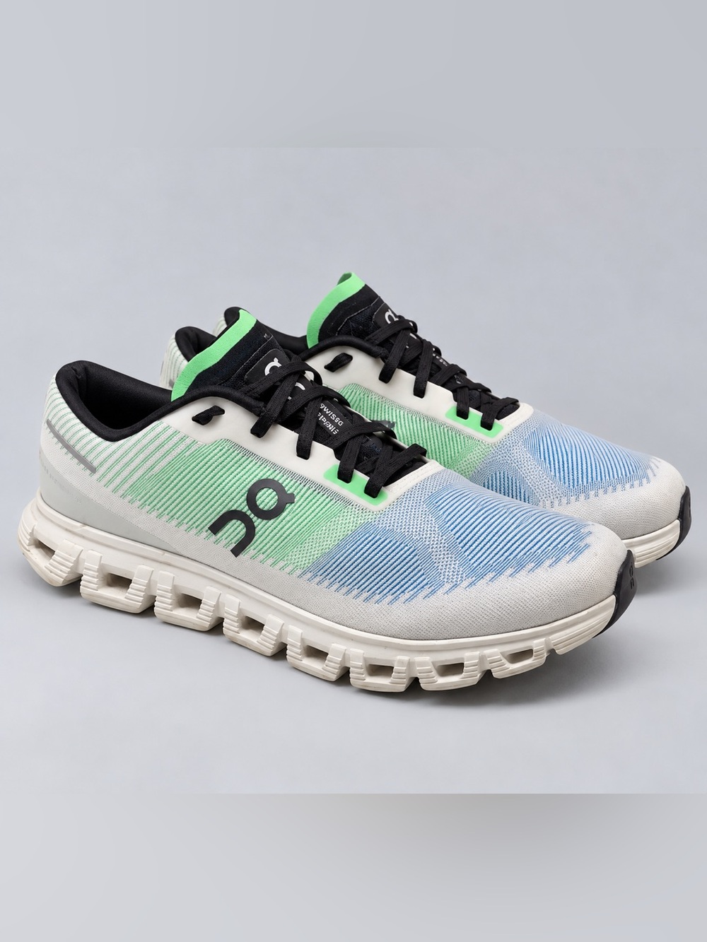 On Running Cloud 6 Push Shoes Men Size 10 Horizon Honeydew Performance Running